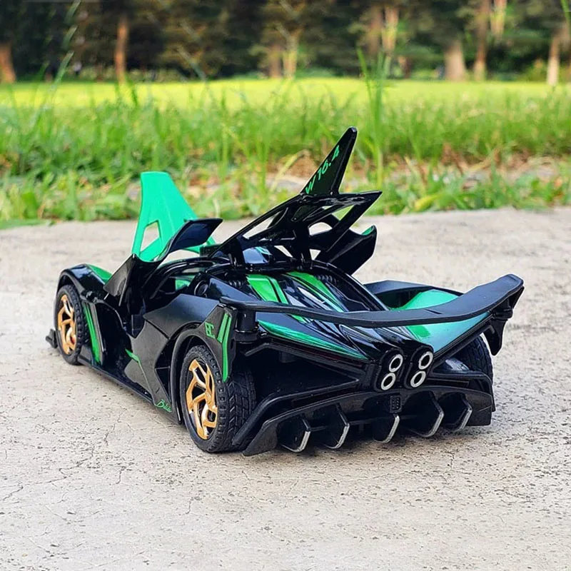 High Simulation 1:32 Bugatti Bolide Alloy Sports Car Model Diecast Metal Toy Vehicles Car Model Childrens Toy Gift Collection