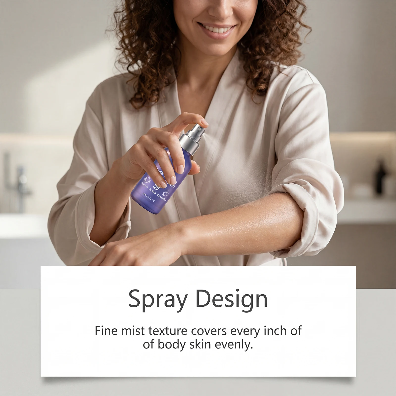 Arnika-Serum-Spray zur Linderung von Prellungen und Verletzungen, Reduziert Rötungen und Schwellungen, Verbessert Pigmentierung, Schnell Einziehendes Körperserum – Detail 3