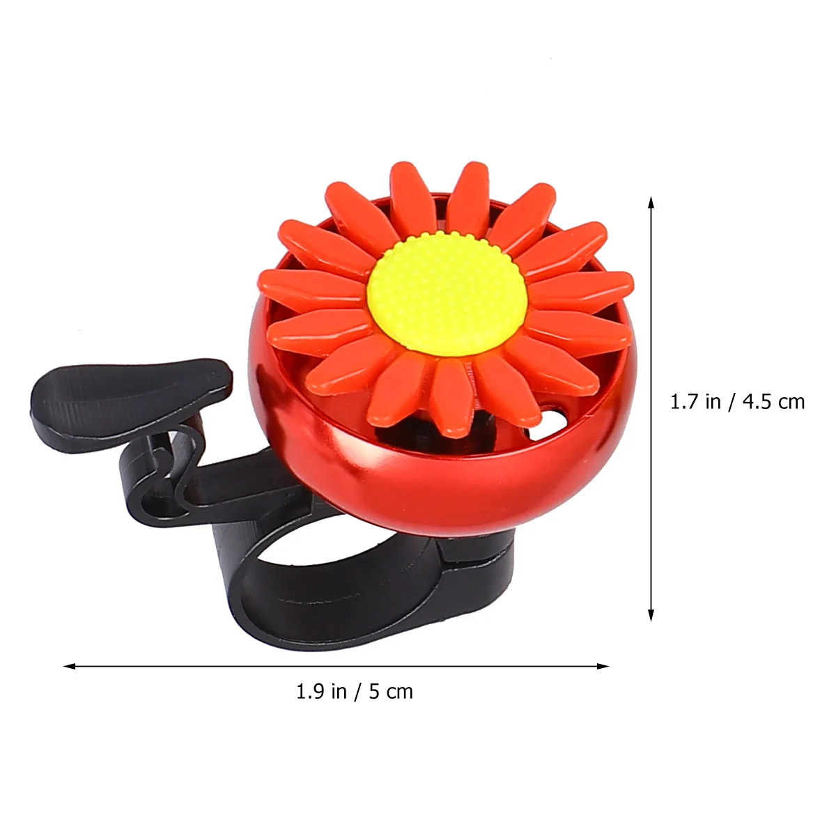 

3pcs Aluminum Alloy Bike Bells Flower Design Loud Ringing Handlebar Horns For Cycling Scooter Mountain Road Bikes Red