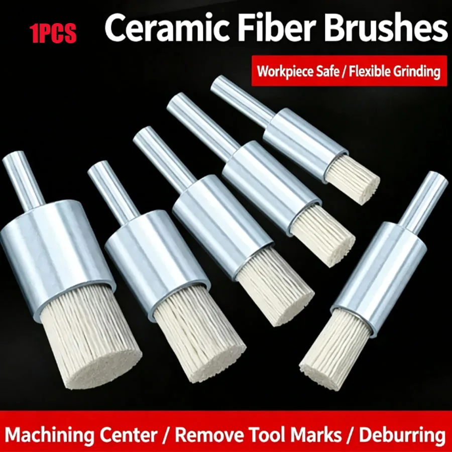 CNC Ceramic Abrasive Fiber Pen Brush Deburring Polishing Brush for Removing Aluminum Alloy Tool Marks