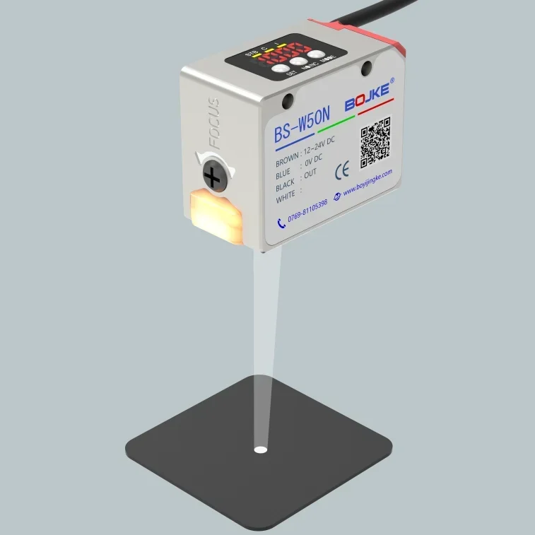 BOJKE replace LR-W500 white light spot photoelectric switch contrast digital color mark Self-Contained Full-Spectrum Sensor