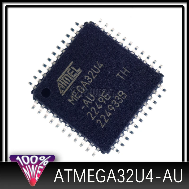 ATMEGA32U4-AUR ATMEGA32U4-AU ATMEGA32U4 TQFP-44 Microcontroller AVR 32KB Flash Memory USB MCU Chip IC Controller New Original