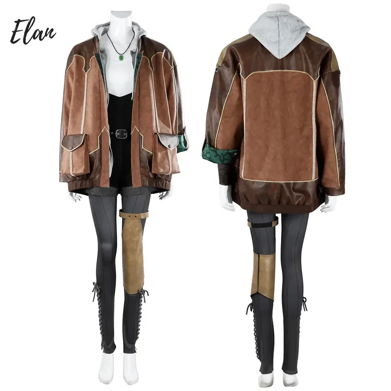 أزياء تنكرية لعبة مونستر هنتر وايلدز ألما أزياء الزي مجموعة كاملة وعناصر فردية تباع حجم مخصص ty'4