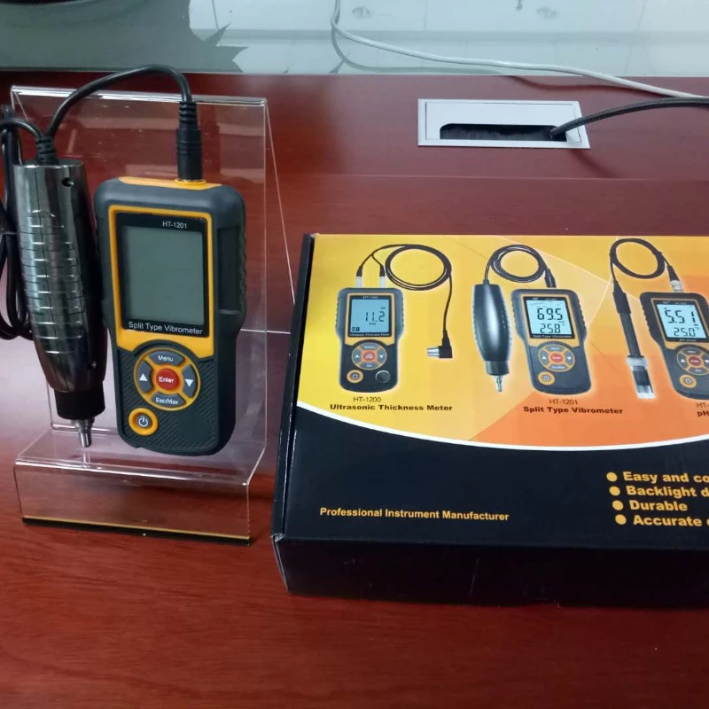 Portable Vibration Meter Analyzer Ht-1201 Digitale Split Typ Vibrometer Prädiktive