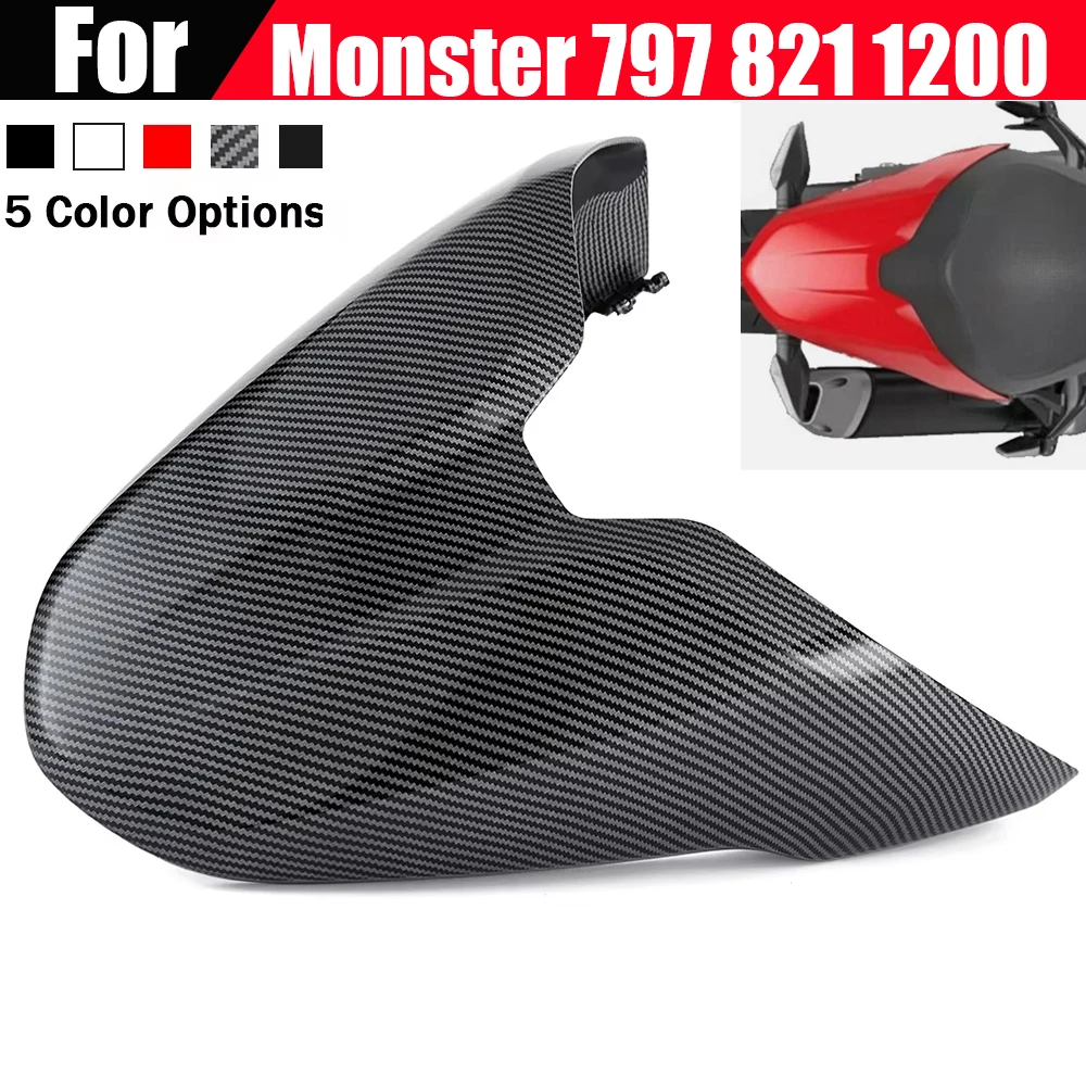 Image of Für Ducati Monster 797 821 1200 Hinterer Beifahrersitz-Abdeckung Verkleidung