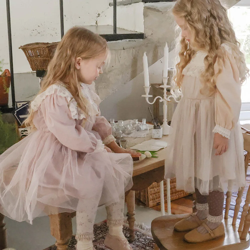 

Новая детская одежда, осеннее платье с длинными рукавами для девочек, модные детские платья принцессы с вышивкой, милые платья для маленьких девочек на день рождения