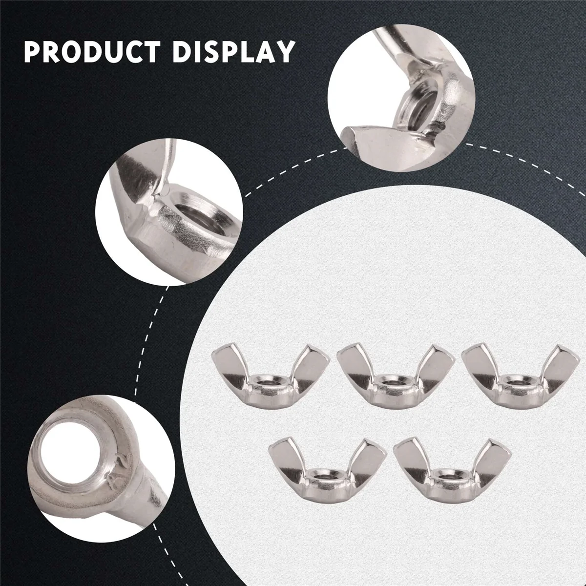 10 шт., гайки из нержавеющей стали с резьбой M6