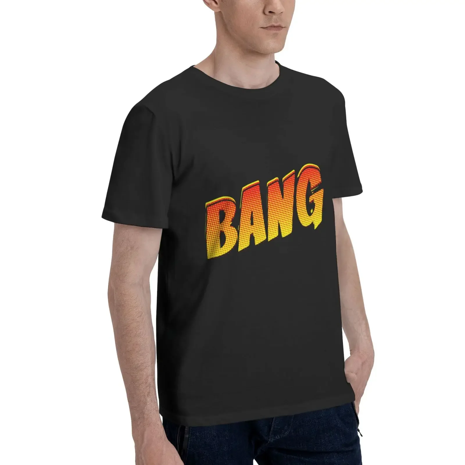 Bang Bang Streetwear Vintage T Shirt Tee Shirt Pêche Anime Clothes Men Clothing Casual Cotton Four Seasons Daily Tops