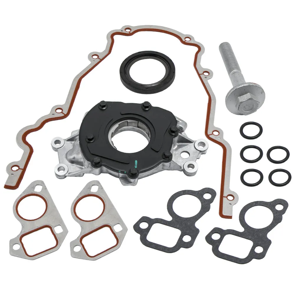 Oil Pump + Cover Gaskets + Balancer Bolt For GMC LS 5.3L 6.0L For Buick for Chevy Corvette 1997-2007 for JV5158