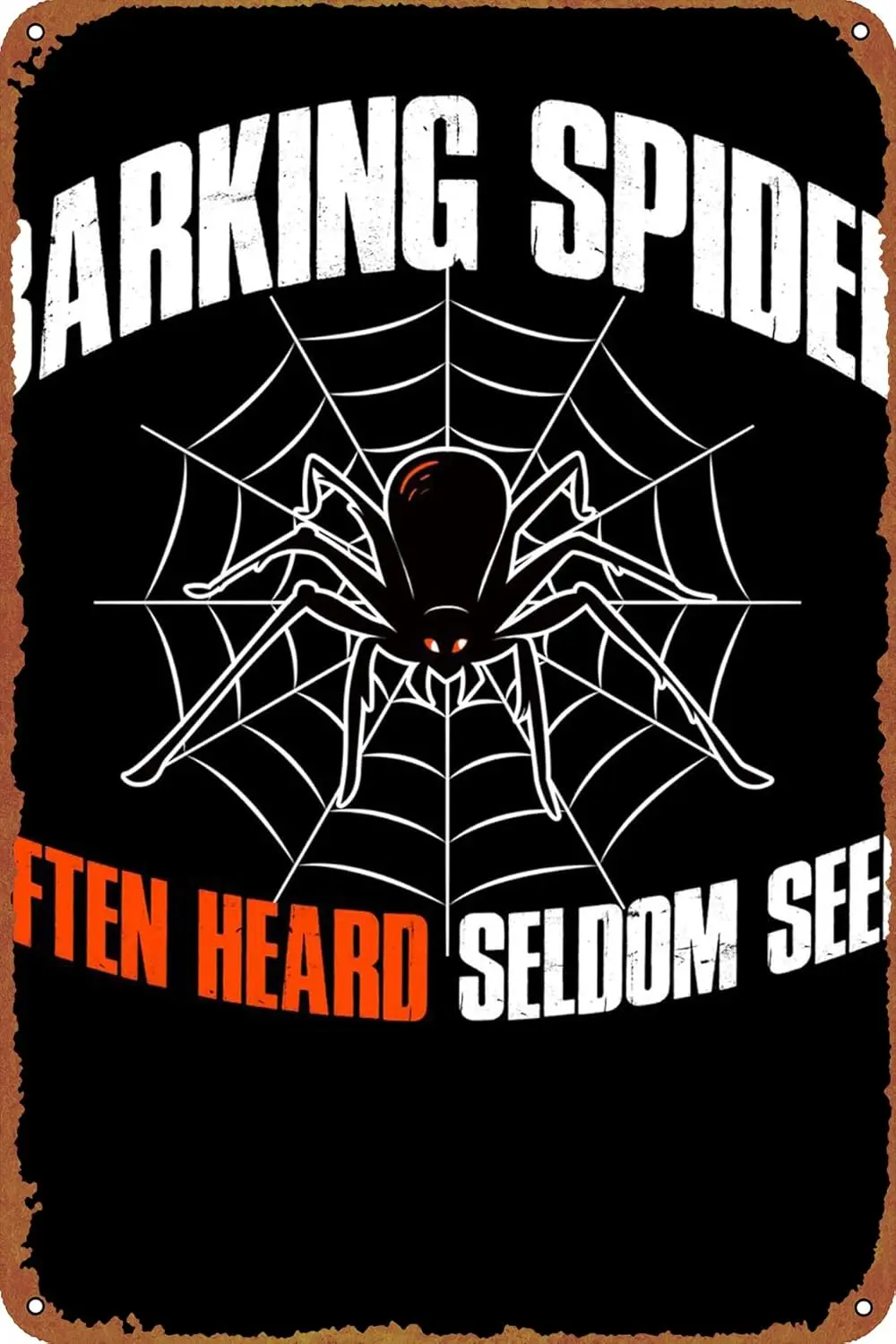Letrero Metálico Decorativo Retro con Diseño de Spiderman de Barking Spider Comic, para Decoración de Pared en Hogar, Calle, Puerta, Bares, Clubes, 1 Pieza