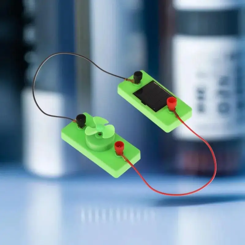 Zestaw zabawek z panelem słonecznym dla dzieci; Podstawowe nauki o obwodach elektrycznych; Innowacyjne narzędzie do nauczania fizyki