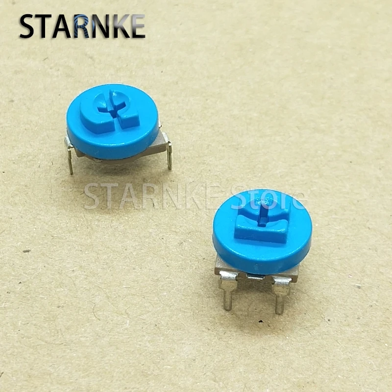 20PCS 8MM Horizontal Adjustable Resistance 10K Fine-tuned Potentiometer 103 Adjustable Potentiometer