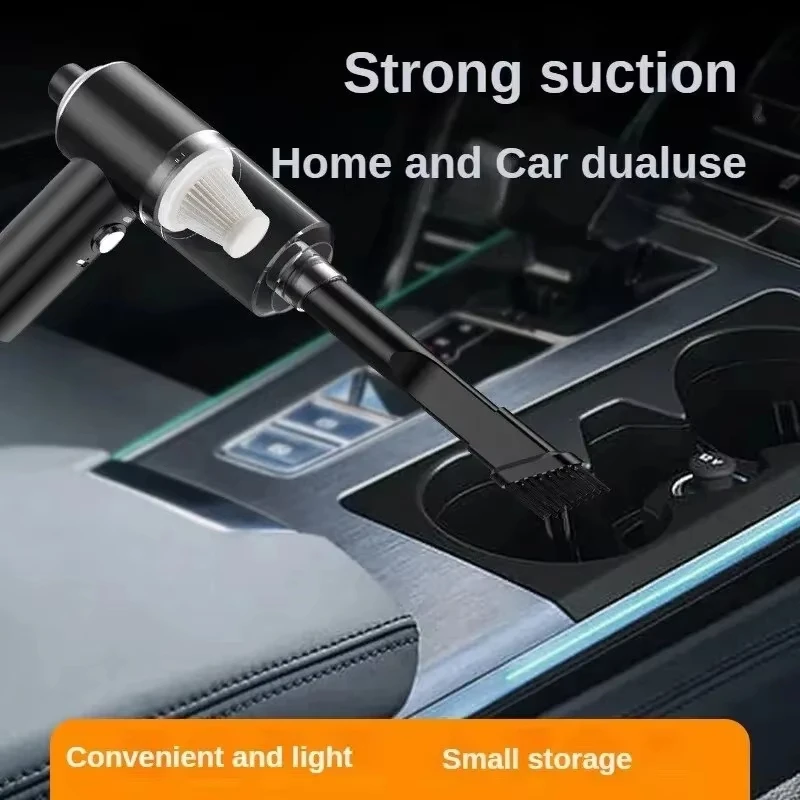 Portable Cordless Handheld Car Vacuum Cleaner Dual Use Blowing & Suction with Multi-Nozzles for Car Home Pet Office