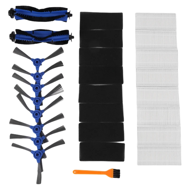 ชุดอุปกรณ์เสริมใช้งานร่วมกับEufy Robovac 11S, Robovac 30, Robovac 30C, Robovac 15C,อุปกรณ์เสริมสูญญากาศหุ่นยนต์8XทำความสะอาดFi