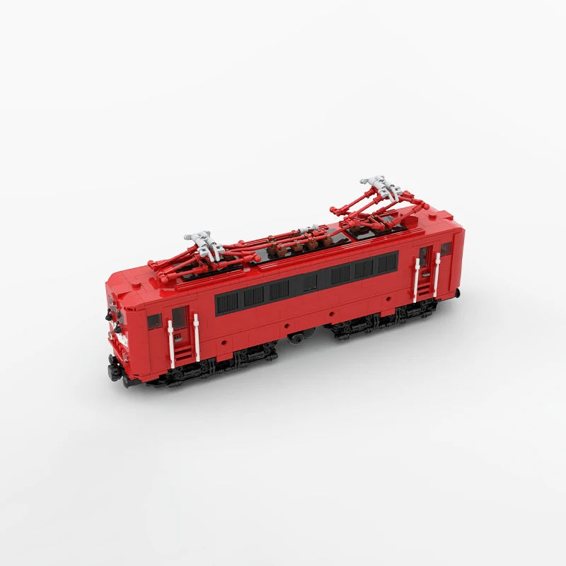 MOC City Railway BR250 stoomlocomotief Model DIY Bouwsteen Assemblage Technologie Bricks Speelgoed Voor Kind Geschenken