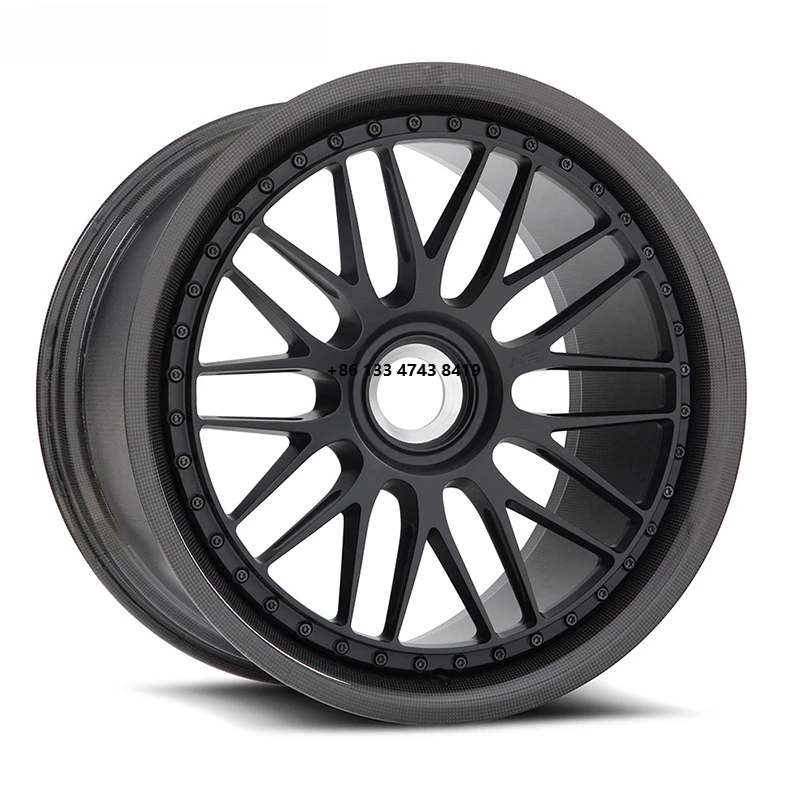

Design Colored Carbon Fiber Wheels Forged Deep Lip Concave Car Wheels 18-21 Inches