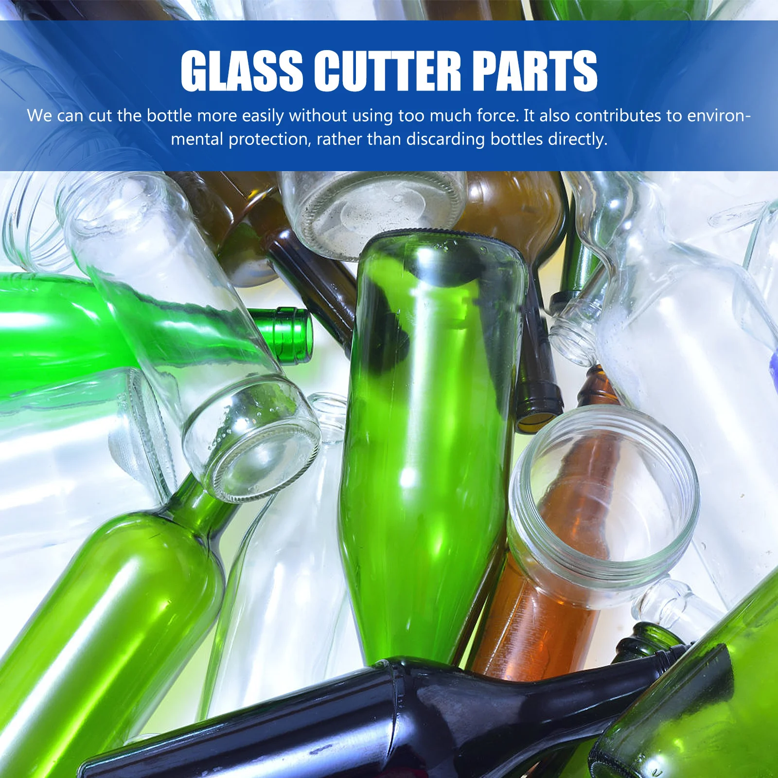 

2Pcs Glass Bottle Cutter Heads Alloy Blades Replacement Parts for Automatic Cutting Machines Durable