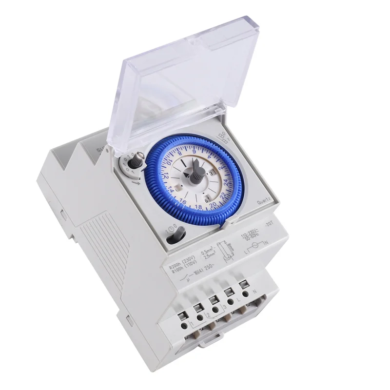 【Hot Selling Items】Mechanical Timer Switch Mechanical Timer Switch Plastic SUL181D 96 Times On/Off Per Day Time Set Mechanical T