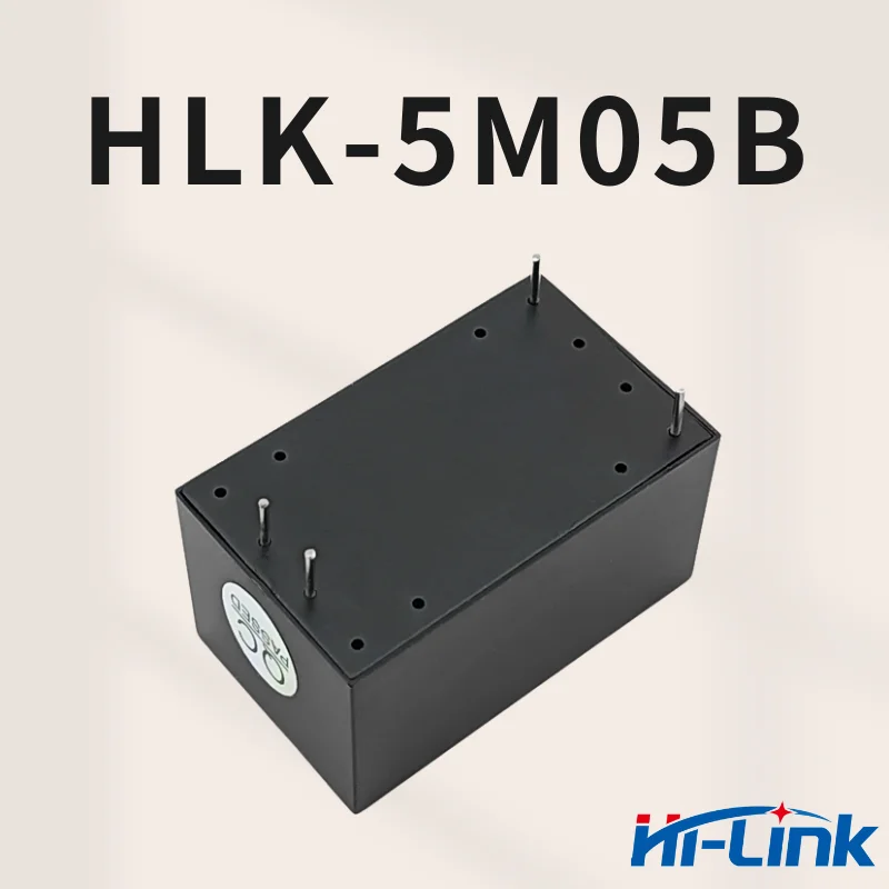 AC-DC โมดูลสวิตช์ไฟแยกขนาดเล็กพิเศษ 5W การใช้พลังงานต่ําสีเขียวการคุ้มครองสิ่งแวดล้อม HLK-5M05
