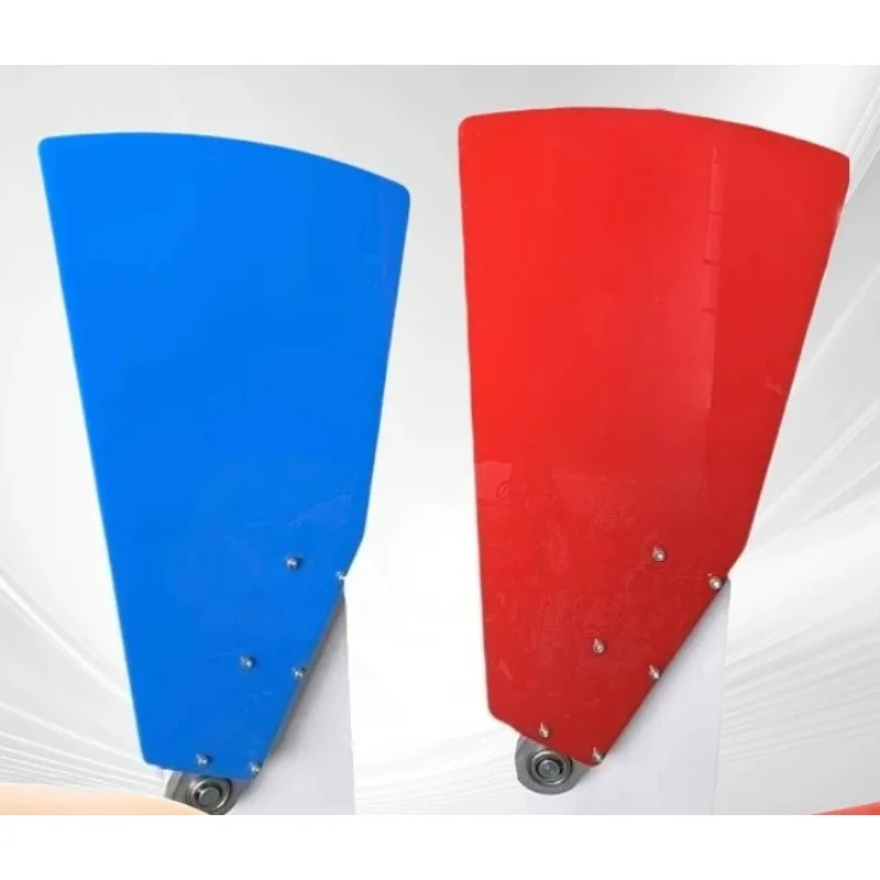 Acrylic baffle red blue wing gate wing movement telescopic pedestrian passage gate machine accessories