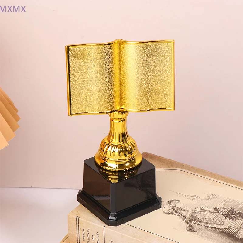 Golden Reading Star Trophy For Kids Plastic Trophy For Reading Competition For School Home Library Encouraging Reading