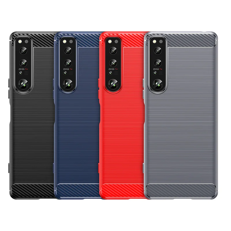 For Cover Sony Xperia 1 IV Case For Sony Xperia 1 IV Capas New Phone Back Soft TPU For Fundas Sony Xperia 1 10 II III IV Cover