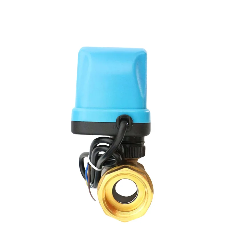 

Brass central air conditioner electric two-way ball valve DN15DN20DN25 four points and six points one inch intelligent