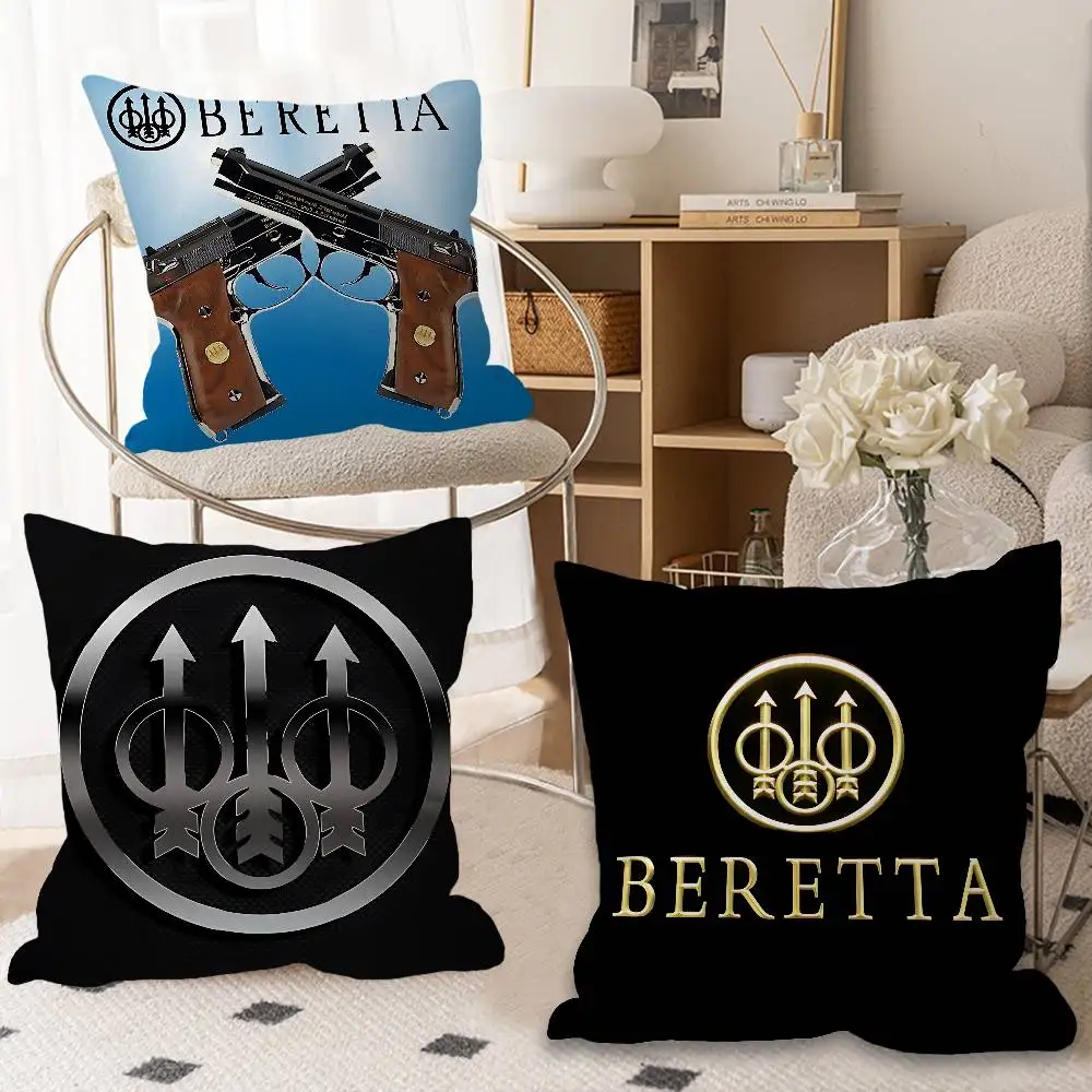 G-Gun BerettaS LOGO Cushion Cover Pillow Cover Decor Pillowcase Printed Cushion Case for Couch
