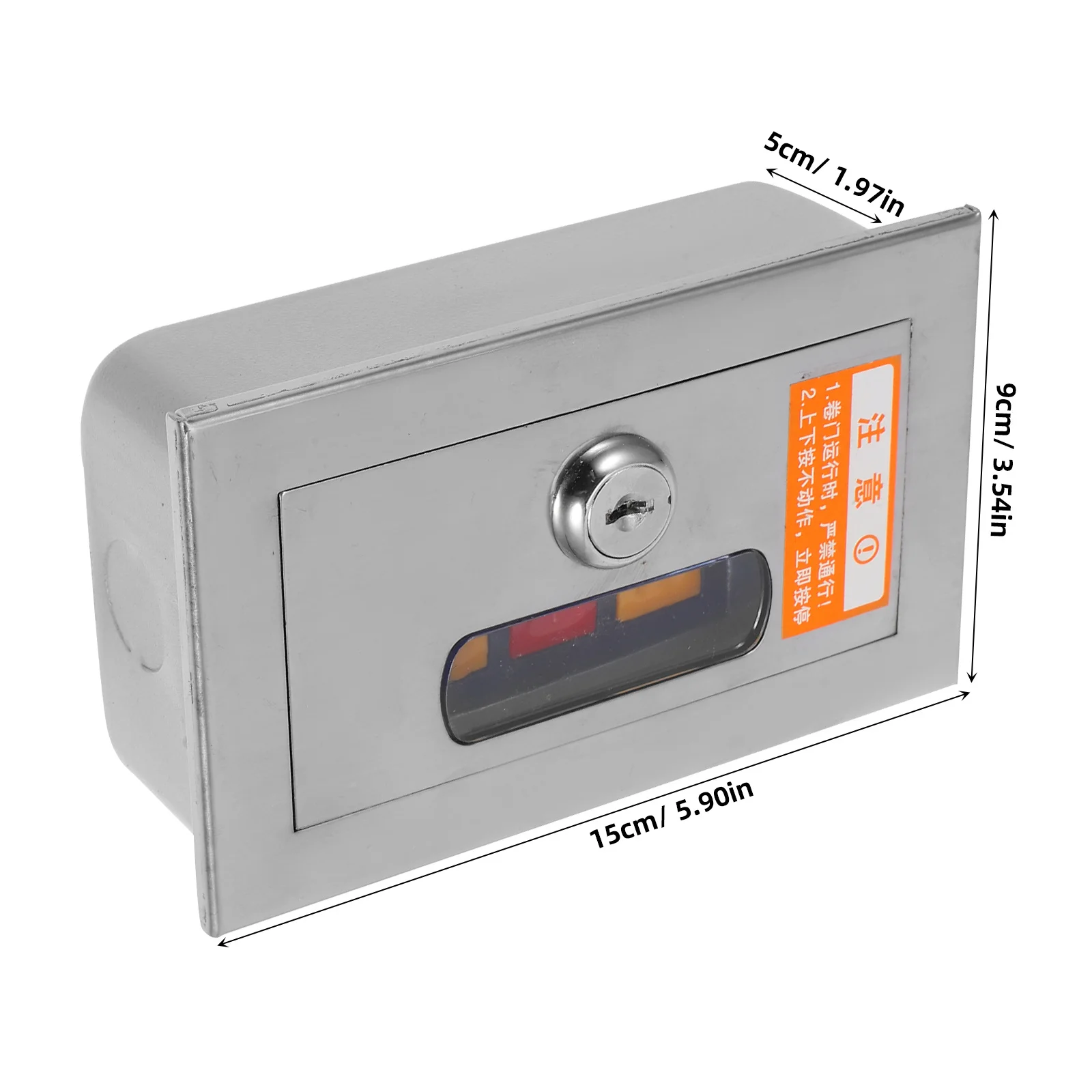 Control Button Switch Lock Box Fireproof Roller Shutter Door Manual Push Button Switch Box Suitable for Malls Warehouses