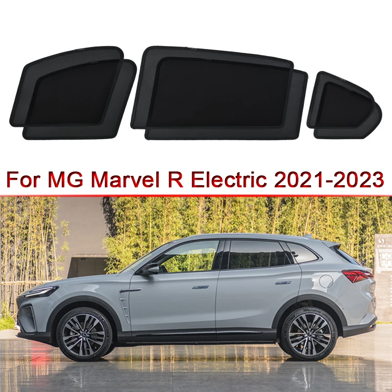 Car Side Window Sunshades Magnetic Adsorption Curtain Privacy Car Sun Shade UV Reflection Fit For MG Marvel R Electric 2021-2023