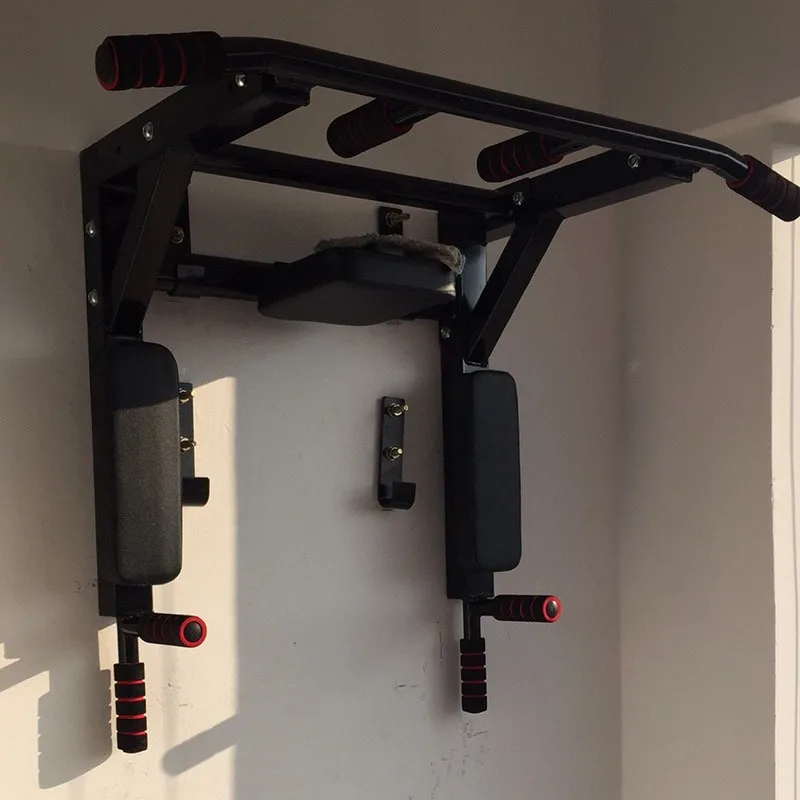Wall Mounted Pull Up Bar, Heavy Duty Chin Up Bar, Fitness Training Equipment, Home Gym Workout, Horizontal Bar, Core Strength