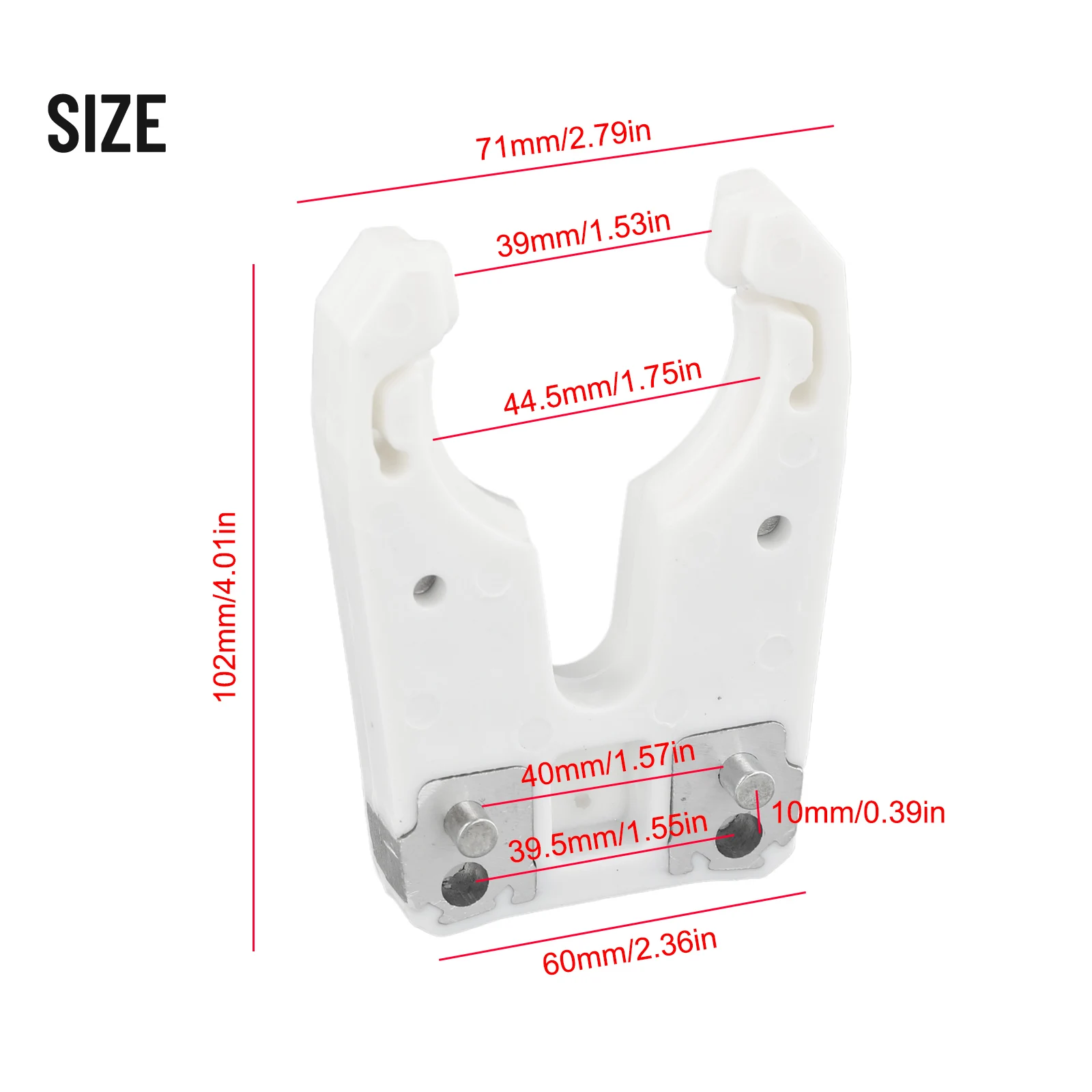 

Bending Resistant Plastic Claw Tool Changer for ATC Automatic Tool Changer Jig/Edger Router/Wood Router/Woodworking/Chuck Chuck