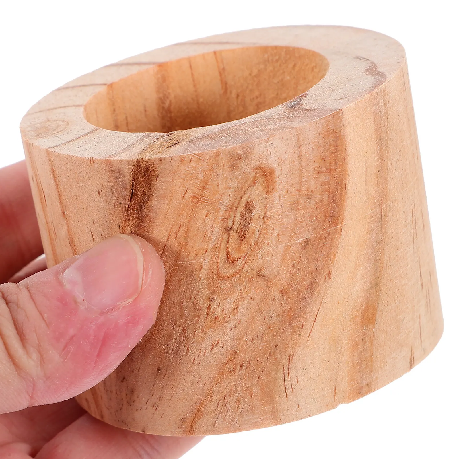 6Pcs Rustic Wooden Flower Pots Small Planter Boxes Indoor Outdoor Succulent Plant Holders for Home Office Garden