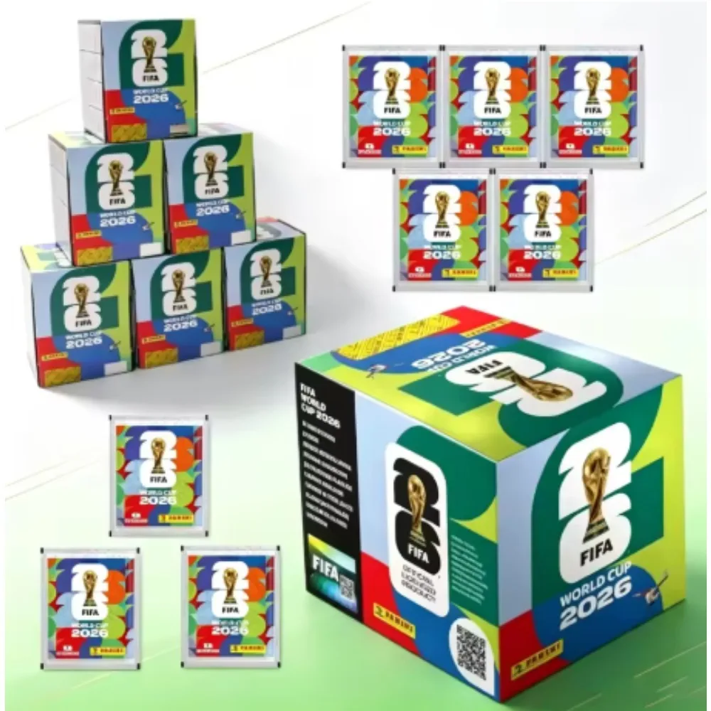 Panini 2026 FIFA World Cup Qatar Full Box Stickers Official Licensed Soccer Collectible Album Gift for Football Fans Collectors view 4