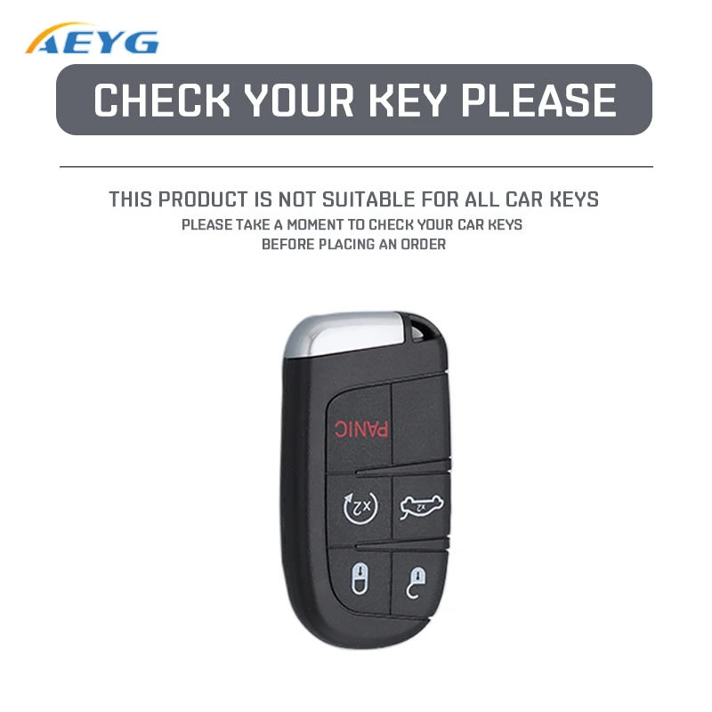 For Jeep Renegade Frand Cherokee Dodge Journey Charger Chrysler 200 300 300 Car Remote Key Case Cover Shell Keychain Accessories