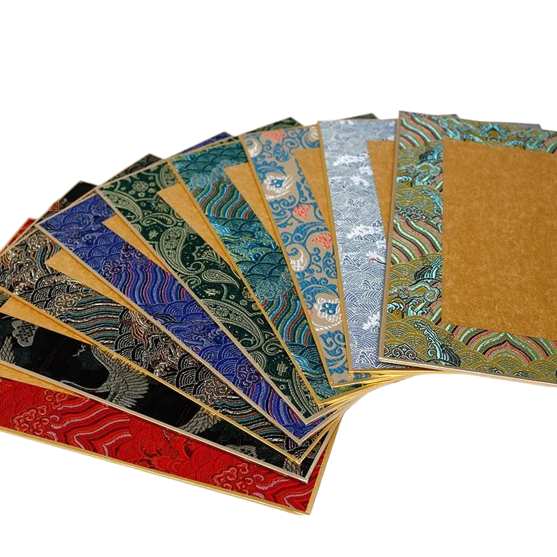 Mini Cultural Creation Xuan Paper Card Calligraphy Works Half Ripe Rice Paper Card Small Regular Script Gold Xuan Paper Bookmark