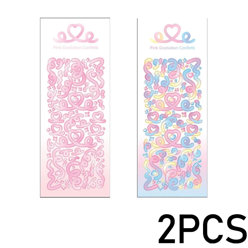 1PCS Neue Nette Kawaii Deco Aufkleber Koreanische Aufkleber Photocard Decor Kpop Dekorative Toploader Scrapbooking Aufkleber Y 2k kleine