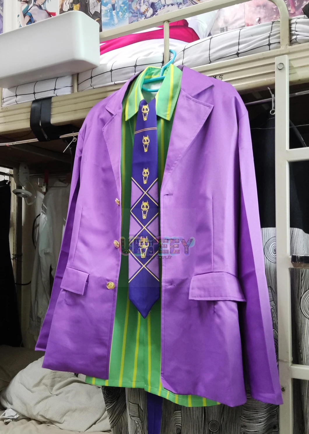 UETEEY 키라 요시카게 보라색 스타일 여성 버전 할로윈 코스프레 의상