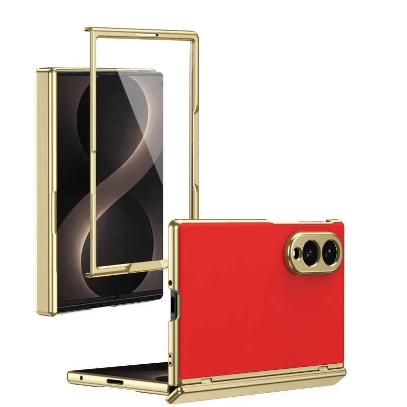 For Samsung Z Fold 8 Wide HD Front Tempered Glass Film AG Matte Back Panel Lens and Hinge Protection Anti‑Fingerprint Cover