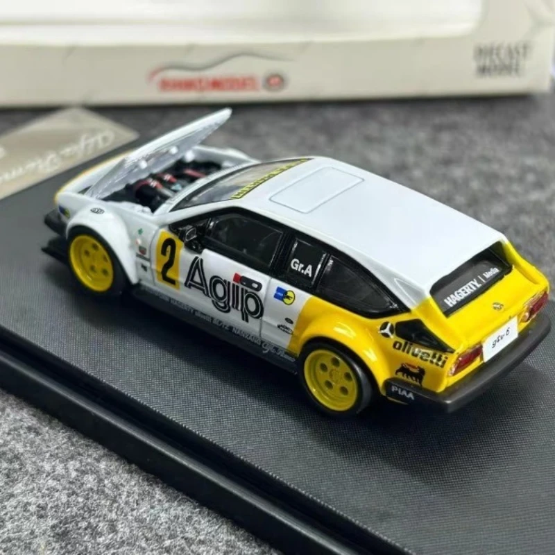 RM 1/64 Alfa Romeo GTV6 Legierung Kraftfahrzeug Druckguss Modelle Auto Spielzeug Sammlung Jungen Weihnachtsgeschenke