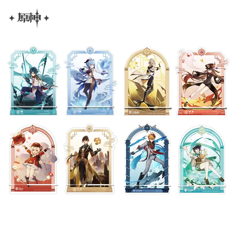 

Game Genshin Impact Official Merch miHoYo Original Authentic Role Acrylic Phone Stand Xiao Ganyu Hutao Tartaglia Venti in stock