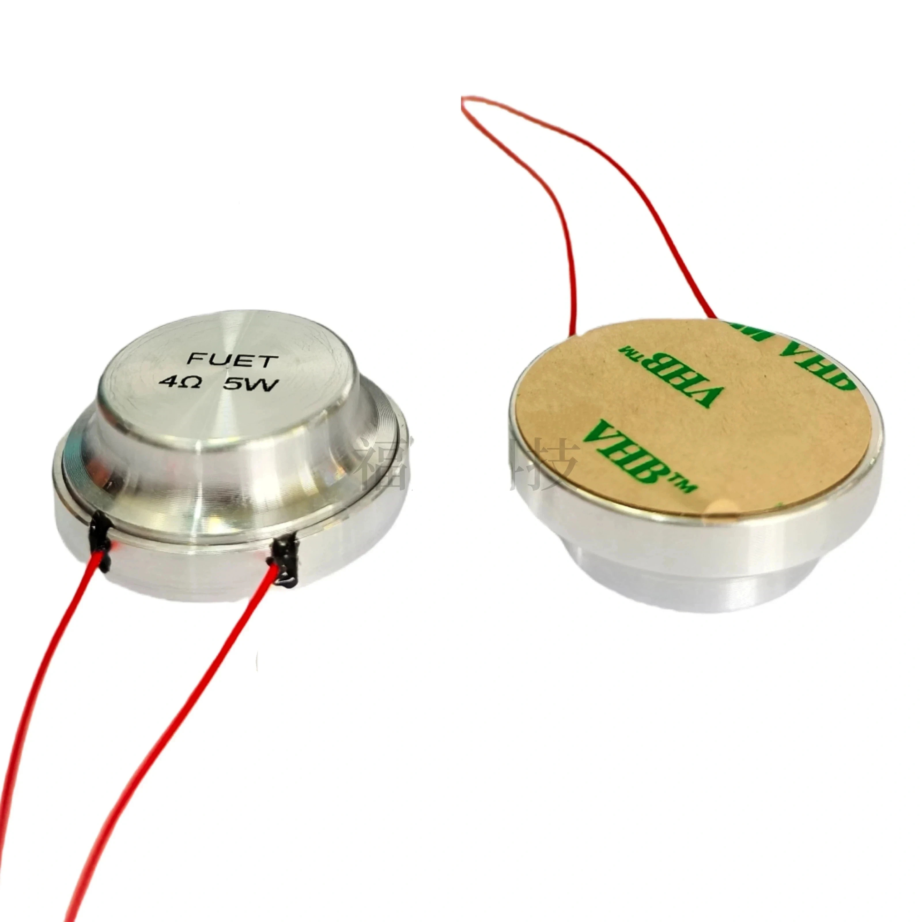 GHXAMP 35 mm 5 W 4 Ohm Bass-Vibrationsstimulator – Mini-Resonanzlautsprecher für Helme, Gitarren und DIY-Audioprojekte, 2 Stück
