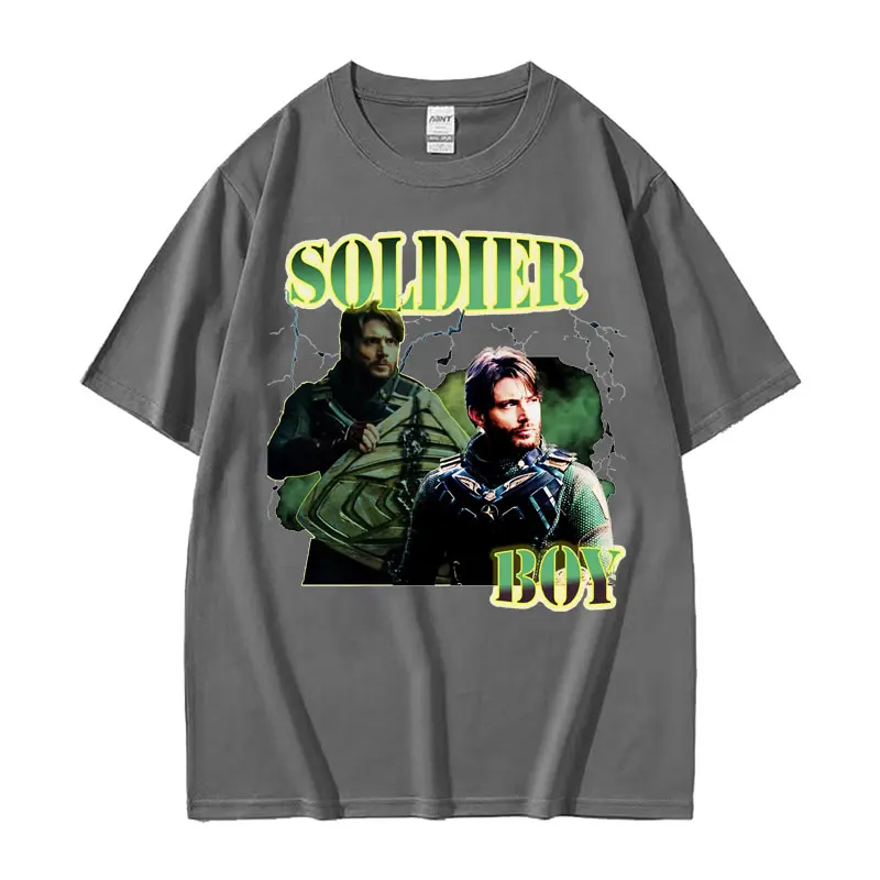 Limited The Soldier Boy Jensen Ackles Graphic T Shirt Men Fashion Trending Oversized Tee Shirt Unisex O-Neck Cotton T-shirt Tops