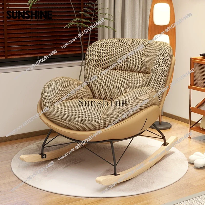 Rocking recliner Balcony Home leisure single sofa chairX