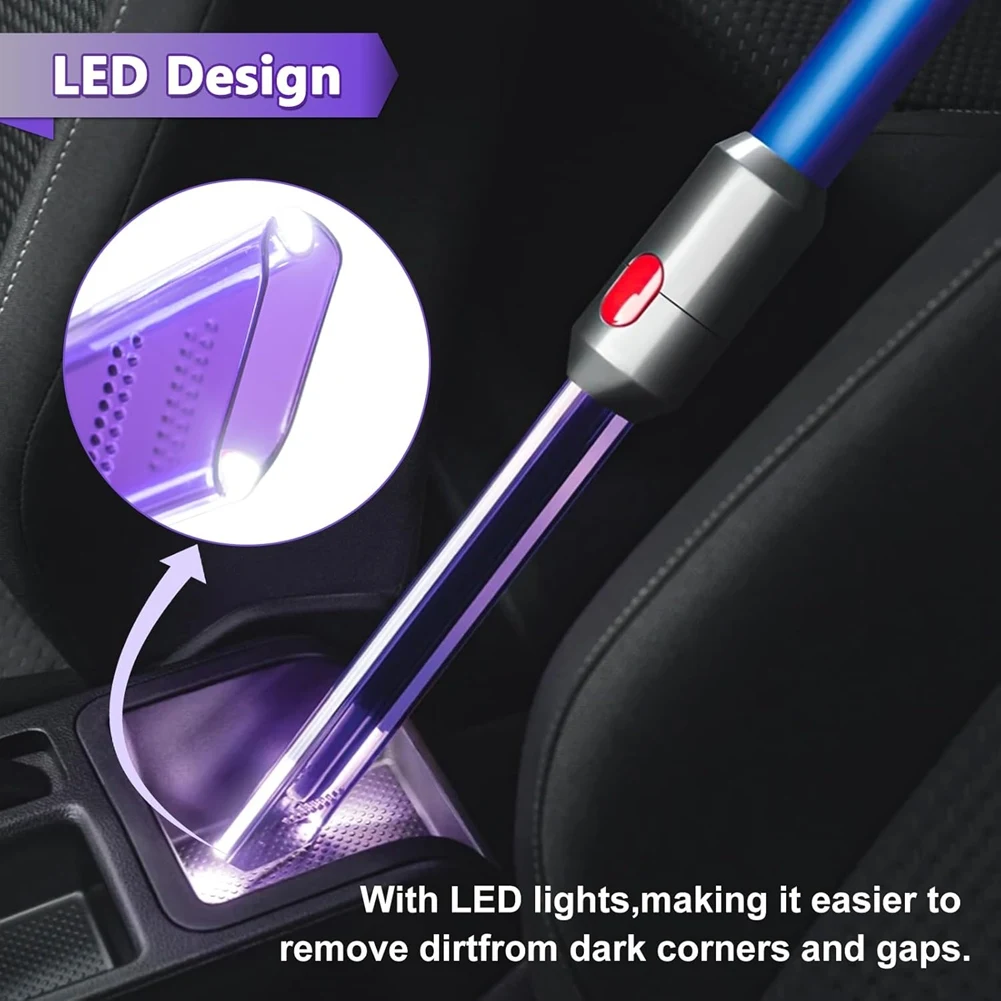 

ABFI светодиодный светильник, щелевой инструмент, гибкий удлинительный шланг, сменный комплект для пылесоса Dyson V7 V8 V10 V11 V15, детали