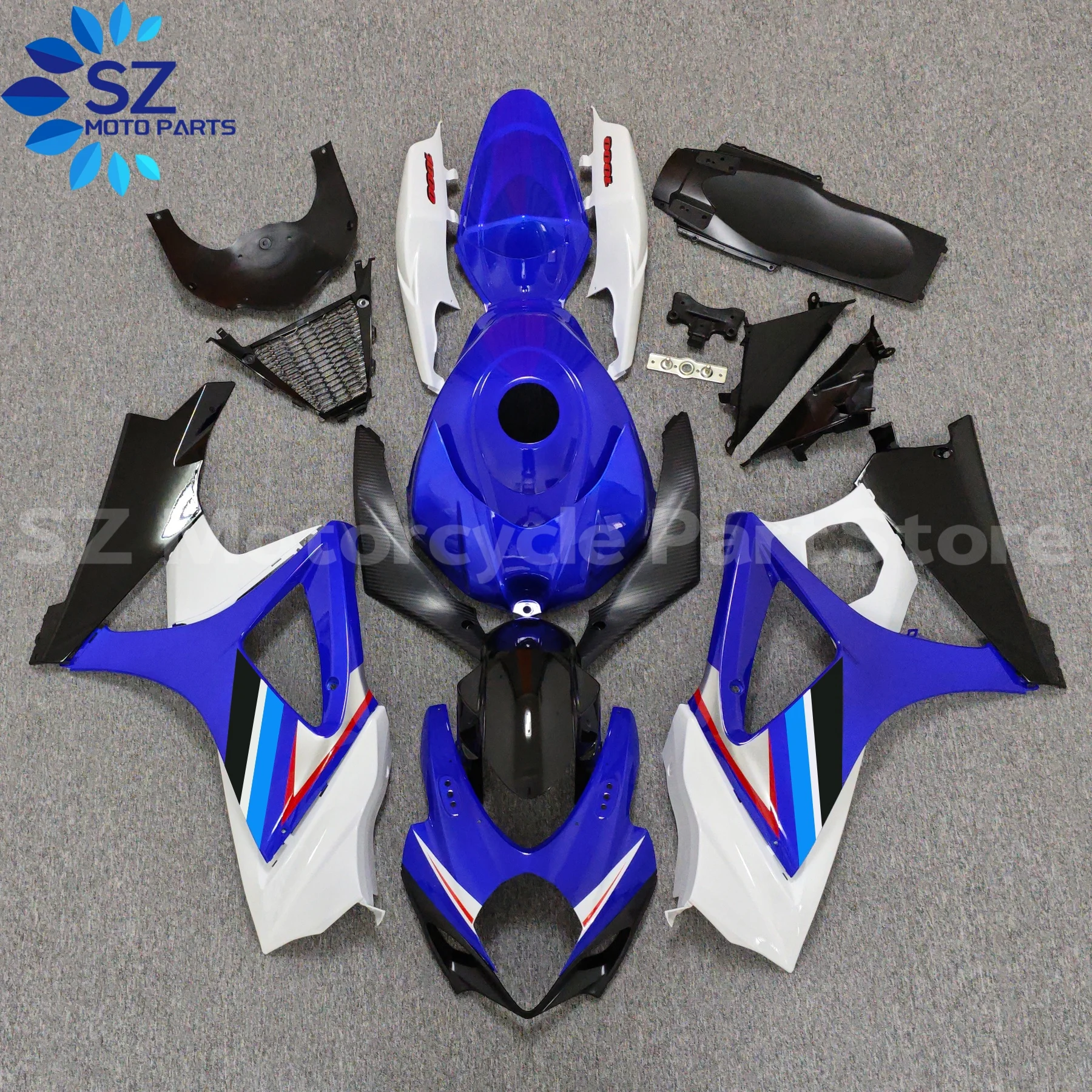 

Injection Mold New ABS Fairings Kit Fit for Suzuki GSX-R 1000 K7 2007 2008 07 08 Bodywork Set