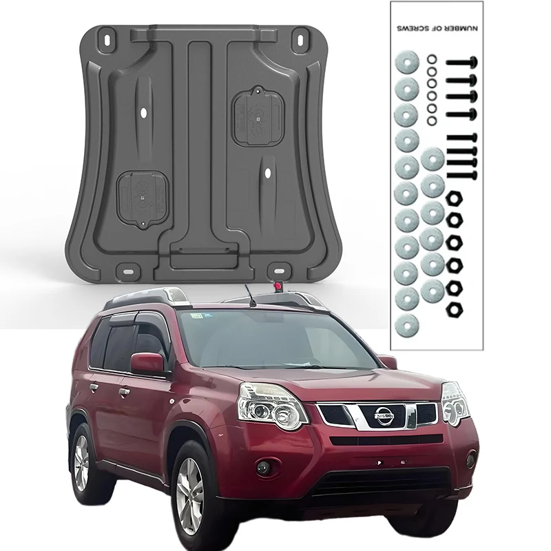 

Higher Quality Alloy Under Engine Guard Mudguard Board Splash Shield Mud Fender Plate Panel For Nissan Rogue 2010-2013 2.0L 2.5L