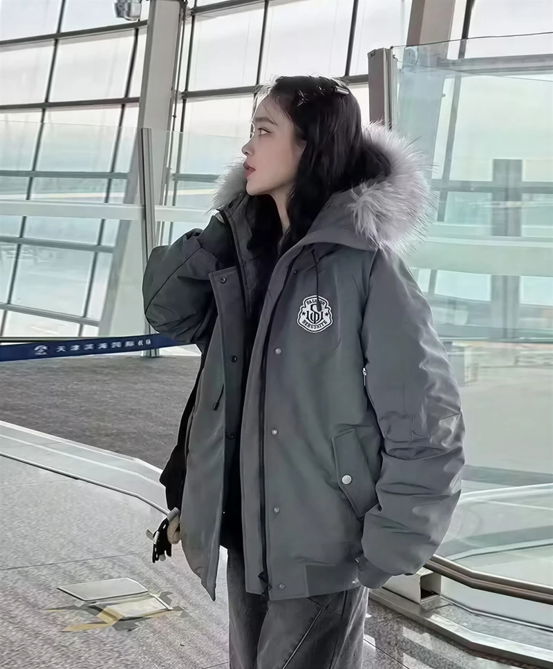 Parka's Dames Longues Herfst Modaal Gemengd Gevoerd Afslanken Ingericht Verticale Tailleband Dichtgeknoopt Drukknoop O-hals Verlengde zoom Effen