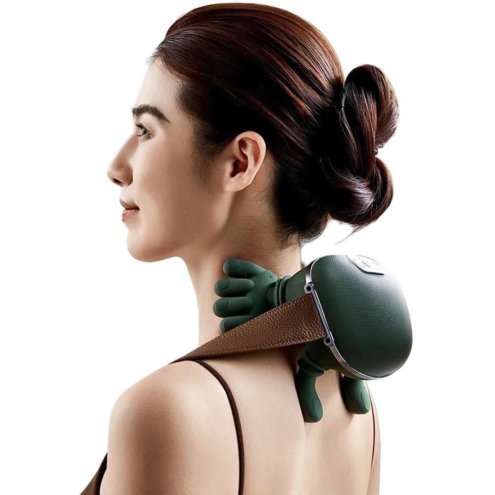 

Интеллектуальный полностью автоматический электрический массажер для шеи и плеч 4D с функцией глубокого разминания для расслабления мышц