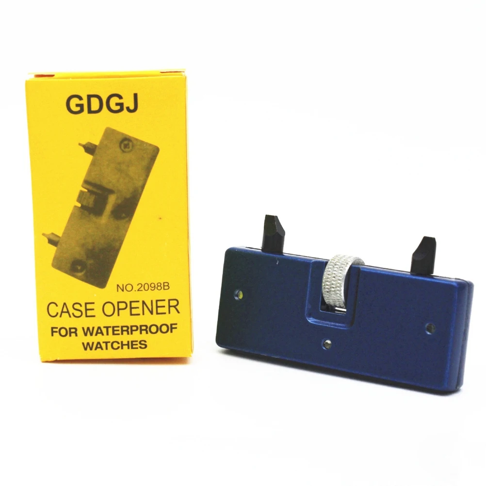 

Watch Back Case Opener Adjustable Watch Repair Tool For Screw Waterproof Case Removal Replacement Blue